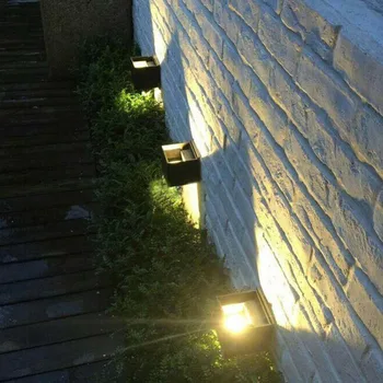 Hore / Dole Vodotesný LED Záhrada, veranda Nástenné Svietidlo ,12W Lúč Nastaviteľný Uhol Vonkajšie Vnútorné Steny Sconce Light cool / teplá biela