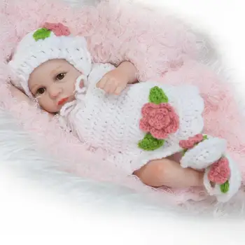 26 cm Silikónový Reborn Bábiky Baby Bábiky Bebe Reborn Realisticky Dievča Dieťa Boneca Reborn Juguetes Deti Hračky Brinquedos