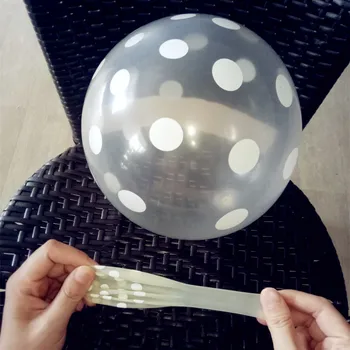 30 Latexový balón 12 palcový 2,8 g transparentné dot ballon narodeninovej party balóny, dekorácie, svadobné dodávky deti hračky dieťa sprcha