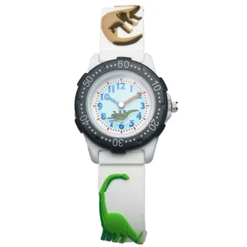 WILLIS Deti Sledujte Cartoon Dinosaura Silikónové Watchband Dragon Študenta Dizajnu Deti Hodinky Chlapec Dievčatá Módne Náramkové hodinky Quartz