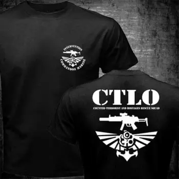 Francúzske Námorníctvo CTLO Špeciálnych Síl T shirt mužov dve strany protiteroristickej Marine Commandos darček bežné tee tričko USA veľkosti S-3XL