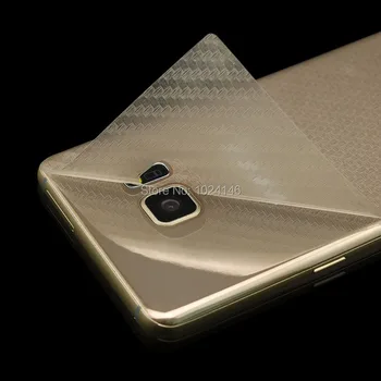 3D Anti-odtlačkov prstov Transparentné Uhlíkových Vlákien Späť Film Screen Protector Ochranný Kryt Pre Samsung Galaxy Note 7 N9300 5.7