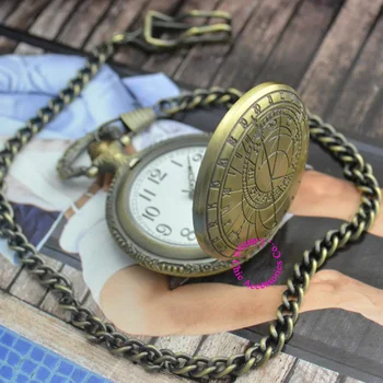 Muž vreckové hodinky lekára, ktorý Bronz staré módne pánske Znamenia Zverokruhu astronómie muži dávnych Historických hodinu dobrej kvality