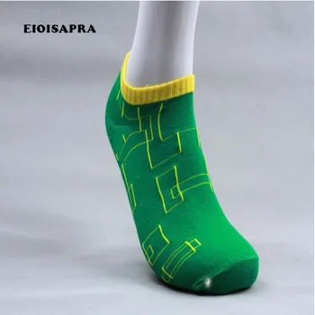 [EIOISAPRA]Nové Módne Letné Mužov Tvorivé Bežné Ponožky Mužov Vysokej Kvality 4 Farby Štýl Krátke Ponožky Calcetines Hombre