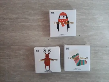 3box/veľa (50 = 1 Box) Vianočné Nálepky, Samolepky , Obedové Denník Dekoratívne Nálepky Pripevnené Nálepky Kórea