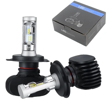 1Pair Auto LED Reflektor H4 Hi/Lo Bi Lúč 50W Hmlové Svetlá pre Denné svietenie Automobilov LED Svetlometmi 9003 Auto Žiarovka LED Svetlá