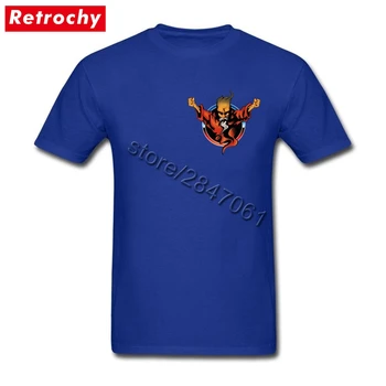 Ročník Tlače Thunderdome Hardcore T Shirt Mužov Rock T-tričko Krátky Rukáv Kolo Krku Tee Topy