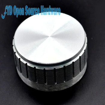10pcs Čipky hliníkové gombík potenciometer gombík gombík hlasitosti 23X17 klobúk