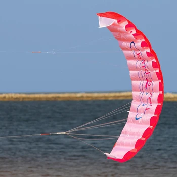 Dvojriadkový Parafoil Kite WithFlying Nástroje Výkon Cop Plachtenie Kitesurf Rainbow Športy Na Pláži Kite Hrá Lietania Vonkajšie Hračky