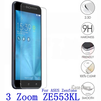9H Proti klepaniu Tvrdeného Skla Screen Protector Pre Asus Zenfone 3 Zoom ZE553KL Telefón Premium Sklo filmy