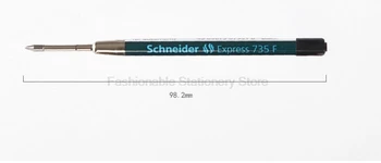 2 Ks/Veľa Schneider 735 Guľôčkové pero náplne Školy Kancelárske potreby veľkoobchod Veľké atrament obsah
