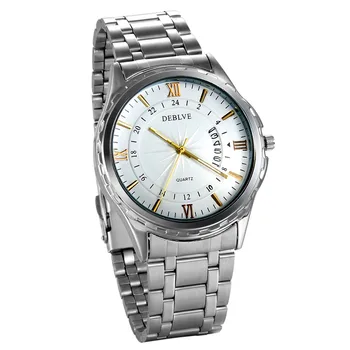 Lancardo 2017 Švajčiarsko 24H Luxusné Hodinky Mužov Značky Quartz Nerezové náramkové hodinky Kompletný Kalendár Záruka Bayan Kol Saati