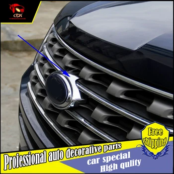 Auto-styling Pre Ford Explorer 2016 ABS Chrome Predné auto Mriežka prihlásiť kryt Výbava Auto Dekorácie predné Auto logo Zahŕňa Výbava