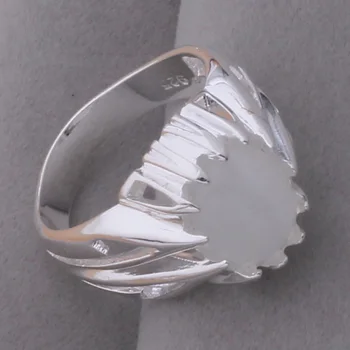JZ-AR459 Hot 925 sterling silver ring,Veľkoobchod módne šperky, mliečny kameň/smart /birajzya autajmaa