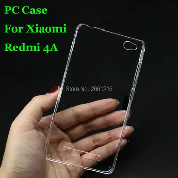 Pre Redmi 4A Pevného PC Case Ultra Thin Jasné, Pevný Plastový Kryt Ochranný Kože Pre Xiao Redmi 4A 5.0 Inch