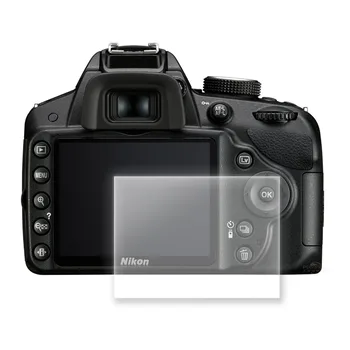 DSLR Fotoaparát LCD Screen Protector Skla Pre Nikon D600 D800 D810 D5 D3200 D5300 D7100 D7200 D5100 D5200 Tvrdeného Skla Film