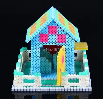 Deti Hama Korálky Perler Korálky 5MM Box Set Fantázie Hračky 24 Farby 4500pcs deti DIY vzdelávacie hračky learing darček