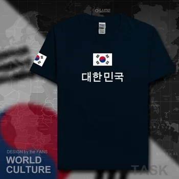 Južná Kórea Južná t shirt muž VEK 2017 jersey t-shirts národ tímu bavlna stretnutie fanúšikov streetwear fitness kórejský vlajka