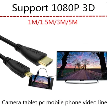 Micro HDMI Kábel pre Lenovo ThinkPad 10/8 /Ideapad Miix 700, Miix 300, Miix 2, Miix 10, S6000, A2109, S2109, S2110