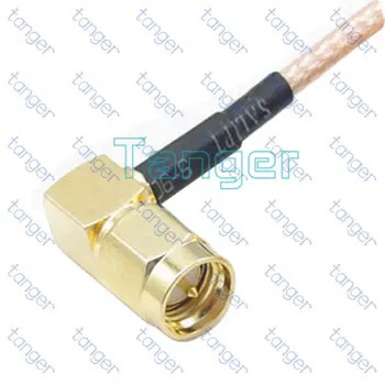 Tanger SO239 Mini UHF samica konektor SMA samec konektor pravý uhol 20 cm 8