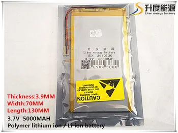 3,7 V 5000mAh [3970130] Lithium Polymer Li-Po li ion Nabíjateľnú Batériu buniek Pre Tablet PC V811 812 Batérie
