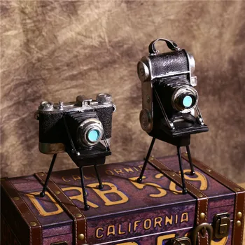 Vintage Retro Statív Model Fotoaparátu Dekorácie Remesiel, Obchodu Okne Prispôsobenie Ozdoby Fotografie Rekvizity Vintage Darček