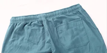 MOGU 2017 Nový Príchod Plus Veľkosť M-5XL Nohavice Pre Mužov Vysoko Kvalitné Bavlnené Obliečky Bežné Nohavice voľné nohavice bielizeň Mužov