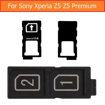 Bzučiak Zvonenie Originálne Slot Karty Sim Zásobník Pre Sony Xperia Z5 Sim Karty Držiak Pre Sony Xperia Z5 Premium E6853 Sim Karty