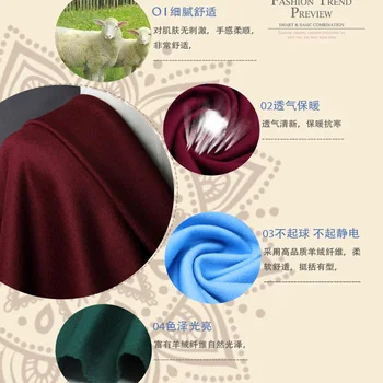 17 farbách obojstranný cashmere textílie jeseň a v zime špeciálne zahusťovanie kabát vlnené tkaniny export cashmere tkaniny, vlnené tkaniny