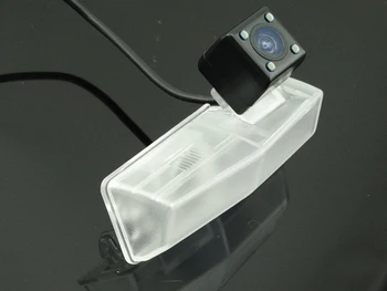 HD sklo objektívu materiál auto rezervovať parkovacie kamery s 4 led lampa najvyššie nočné videnie obrazový snímač ccd použiť pre Toyota RAV4