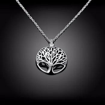 Strom života sd005# strieborné pozlátené ženy štýl náhrdelníky