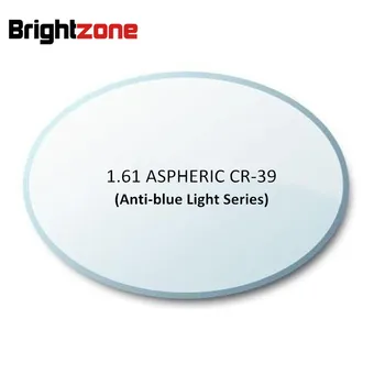 1.61 Asférické Anti-modré Svetlo Počítač Žiarenia a Ochrana proti UV žiareniu HC Anti-Reflexná CR-39 živice okuliare predpis šošovky