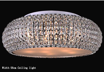 Kvalitné Moderné Stropné svietidlo Crystal Moderné Stropné svietidlo Osvetlenie ( Šírka 56 cm , 42cm a 32 cm) +doprava Zadarmo!
