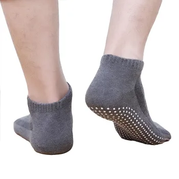 1Pair/Veľa Vysoko Kvalitnej Bavlny Non-slip pánske Ponožky Poschodí Pilates Protišmykové Ponožky Priedušné Ponožky
