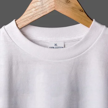 Yin Yang Kung Fu Čínskej Tradičnej Vody Atrament Maľovanie Muži Biele tričko Krátky Rukáv Bavlnené Tričko s Jedinečným Dizajnom