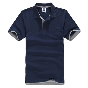 Úplne Nové pánske Polo Tričko Mužov Bavlnené Tričko s Krátkym Rukávom Sportspolo Dresy Golftennis Plus Veľkosť XS - 3XL Camisa Pološte Homme