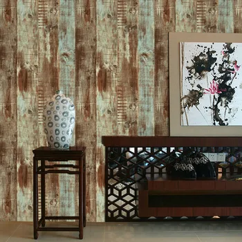 Beibehang Plastický Nostalgické Čínsky dreva abstraktných kontakt Tapety Spálni Roll steny v Obývacej Izbe papiere domova abstraktných parede