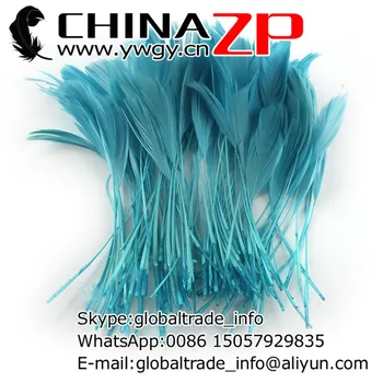 CHINAZP Factory 200pcs/veľa Veľkosť 15~20 cm (6~8 cm) Vybrané Vynikajúcu Kvalitu Farbené Aqua Modrá Odstránené Mäkké Husacie Perie