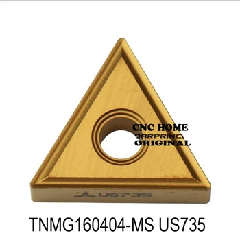 TNMG160404-MS US735/TNMG160408-MS US735,pôvodný karbidu vložka pre otočením držiaka nástroja