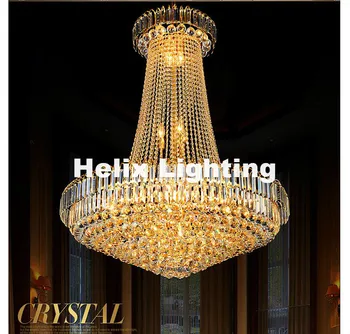 Nový Príchod Moderné Zlaté E14 LED Moderné Krištáľový Luster Lampa S 5 Svetlá, Lustre De Crystal,Listry De cristal Luster