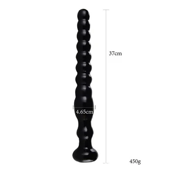 370*46 mm super dlhé análne korálky silikónový análny plug dospelých, sexuálne hračky pre ženy/mužov análne dildo erotické hračky zadok plug sex shop