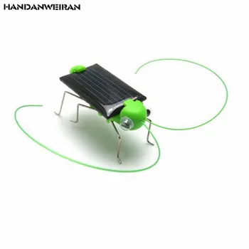 Nové 1pcs Krásne Mini Slnečnej Energie Powered Dieťa Hračku Módne Vzdelávacie Locust Solárne Koníkov Hmyzu Vianočný Darček Hračky
