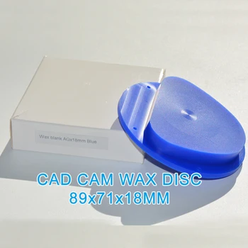3ks/veľa 89*71*14 MM Amann Girrbach Vosk na disky pre CAD CAM Systém dočasné dentálne materiály
