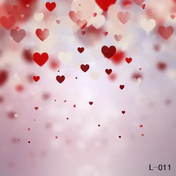 Doprava zadarmo Vlastné Srdce Valentine Pozadia Fotografie, Foto Štúdio Prostredí Lásky, romantický Vinyl Pozadia svadbu