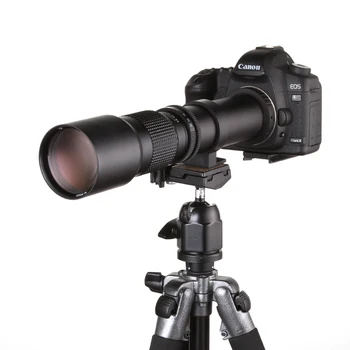 500mm F/8.0 Super Teleobjektív Manual Zoom Objektív + Zadarmo T2 Mount Adaptér pre Canon, Nikon, Sony Olympus Pentax Sony E Mount A7 DSLR