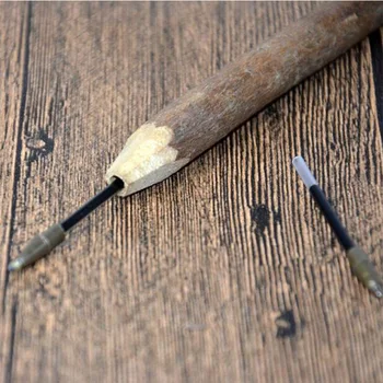 1pcs/veľa Vinobranie ručne vyrábané drevené guľôčkové pero Životného prostredia guličkové pero, ratolesť, drevené pero Zakka svadobné pero školy kancelárske potreby