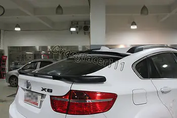 X6 E71 Uhlíkových Vlákien Zadný Strešný Pery Spojler krídlo pre BMW X6 E71 2008-HM Štýl