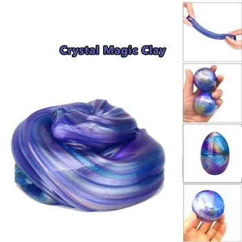 TOFOCO Galaxy farebné Crystal Ball Blato Kreatívne Modelovanie Deti Inteligentné Magic Lesklé Sliz Deti Hliny Putty Hračky