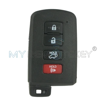 Smart key prípade kryt plášťa 4 tlačidlo vysokej kvality pre Toyota RAV4 Remtekey