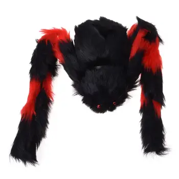 MACH 75 cm Veľké Spider Plyšové Hračky / Halloween Decor - Červená a Čierna